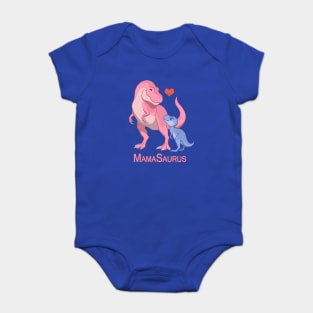 Mamasaurus Mommy & Baby Boy T-Rex Dinosaurs Baby Bodysuit